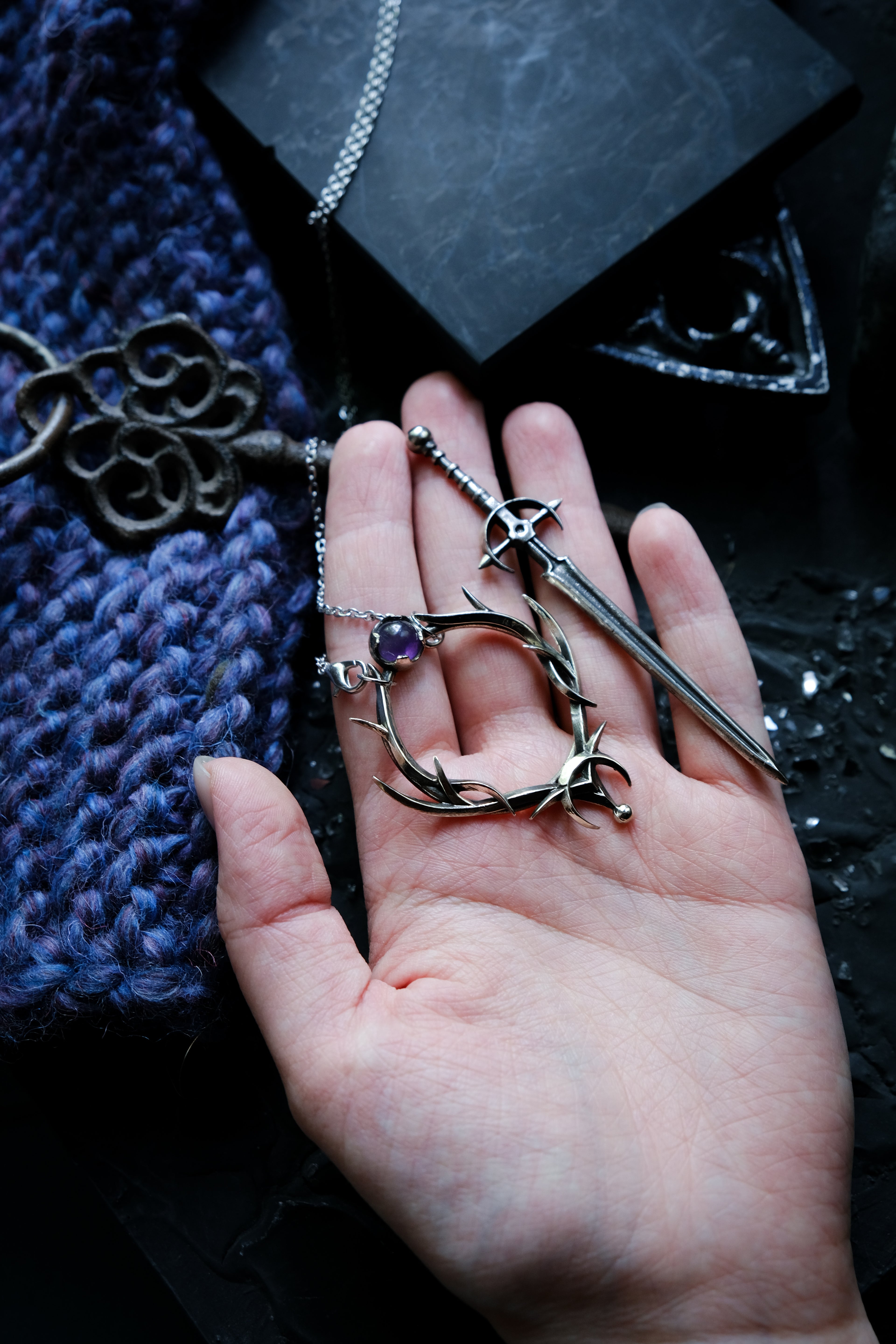 Elven hairpin, mini size