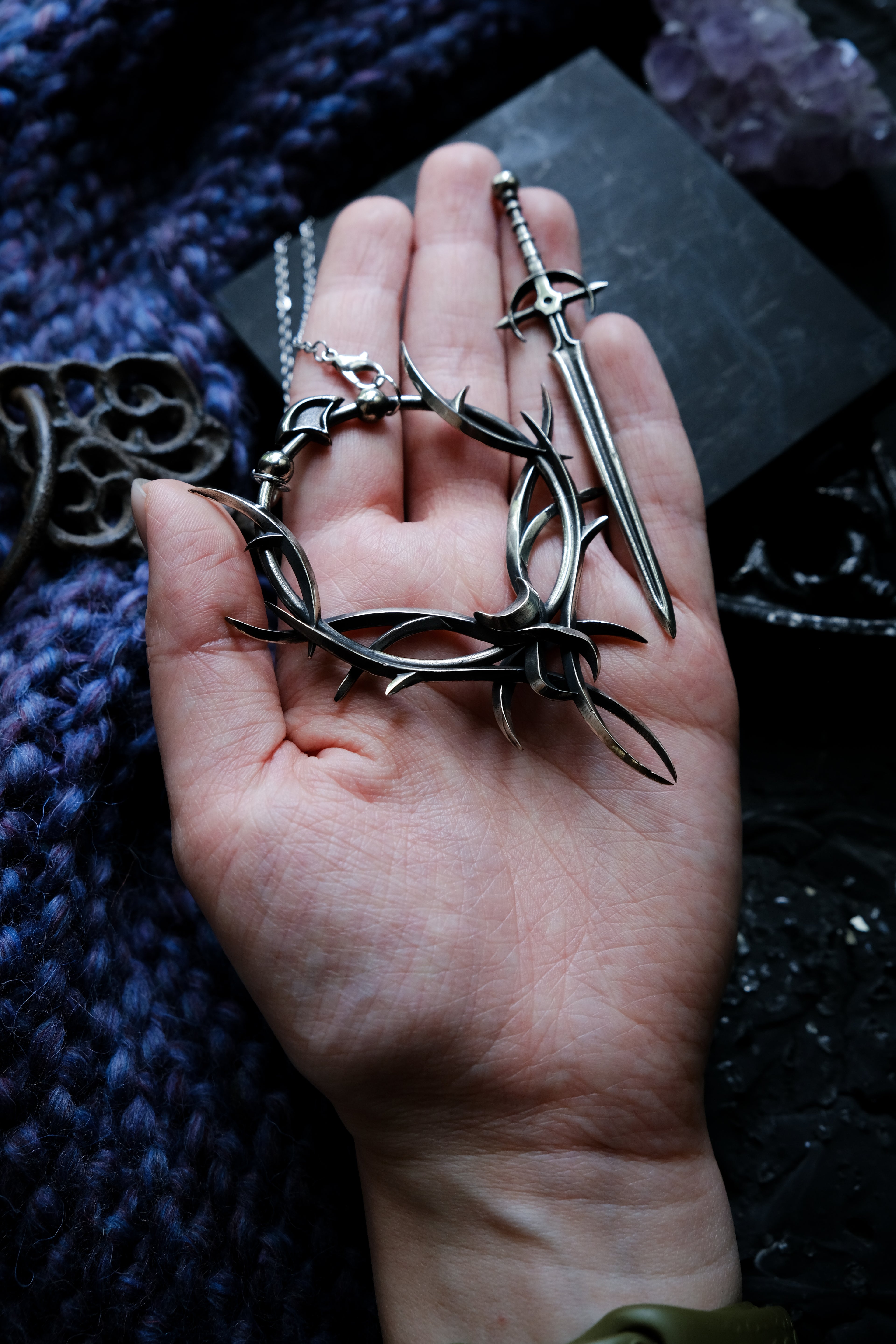 Elven hairpin,hair jewery