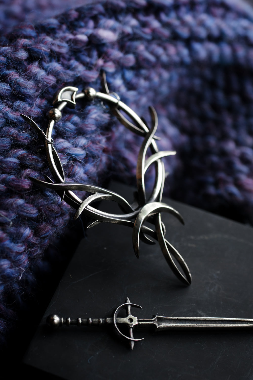 Elven hairpin,hair jewery