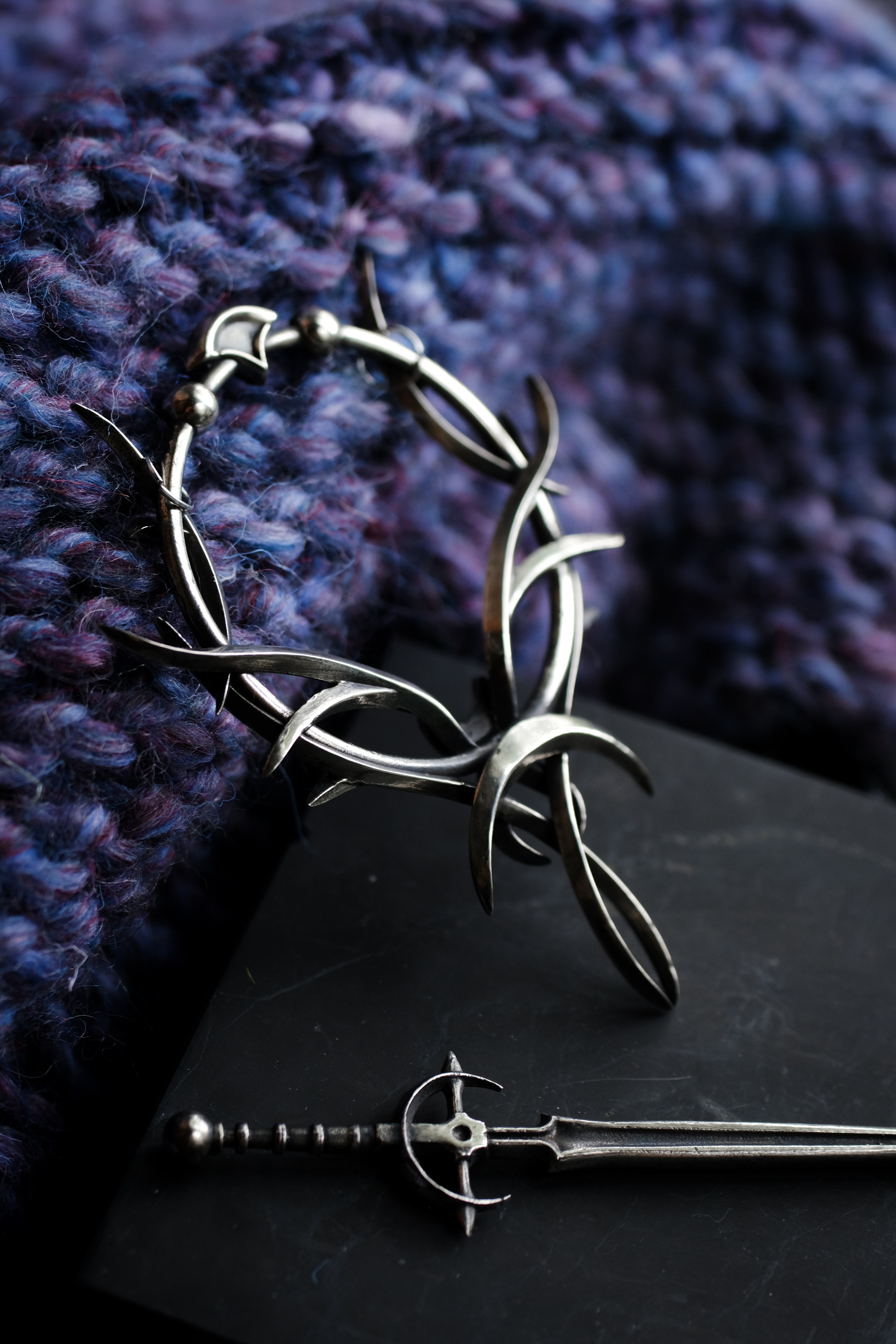 Elven hairpin,hair jewery