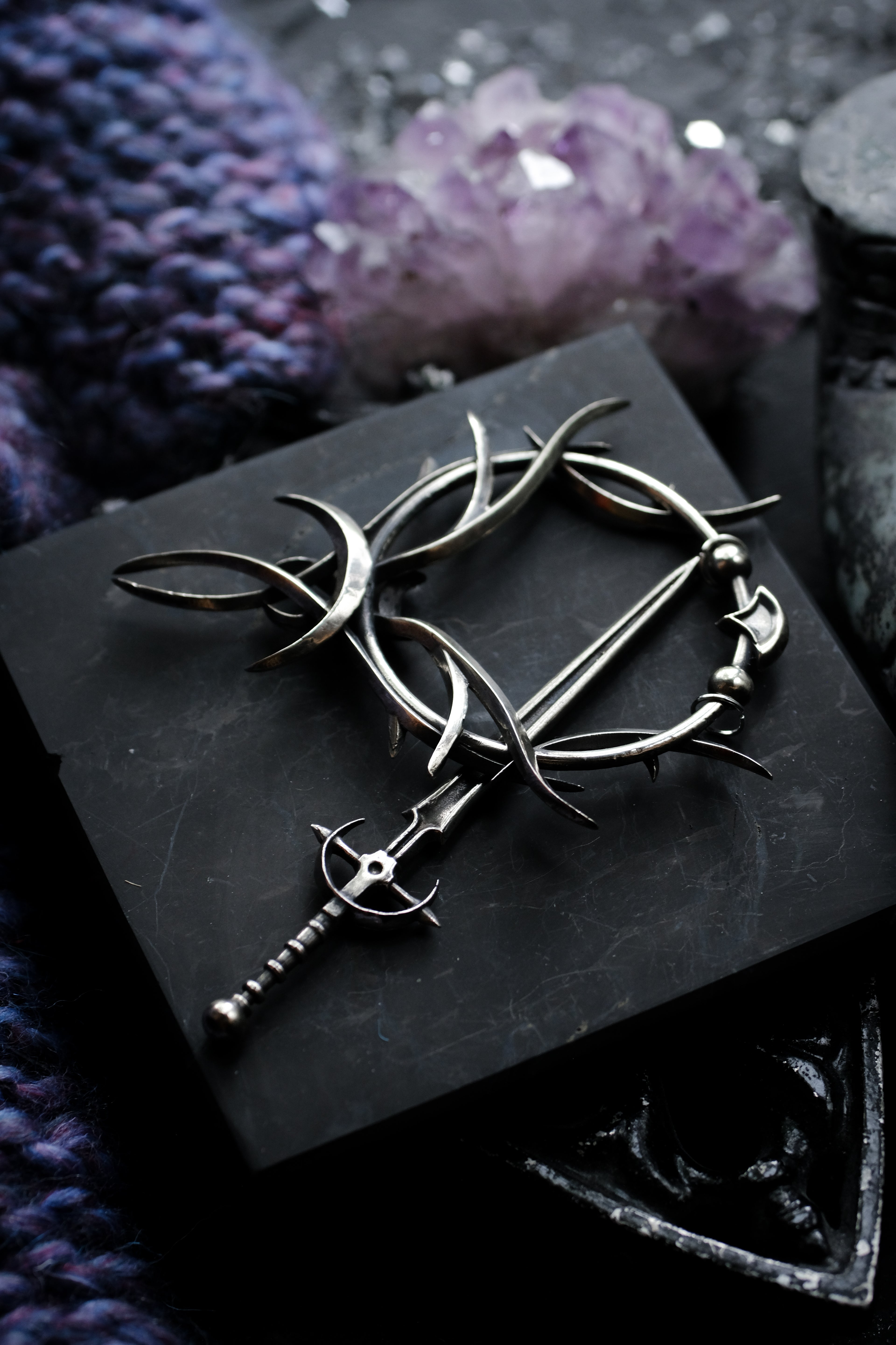 Elven hairpin,hair jewery