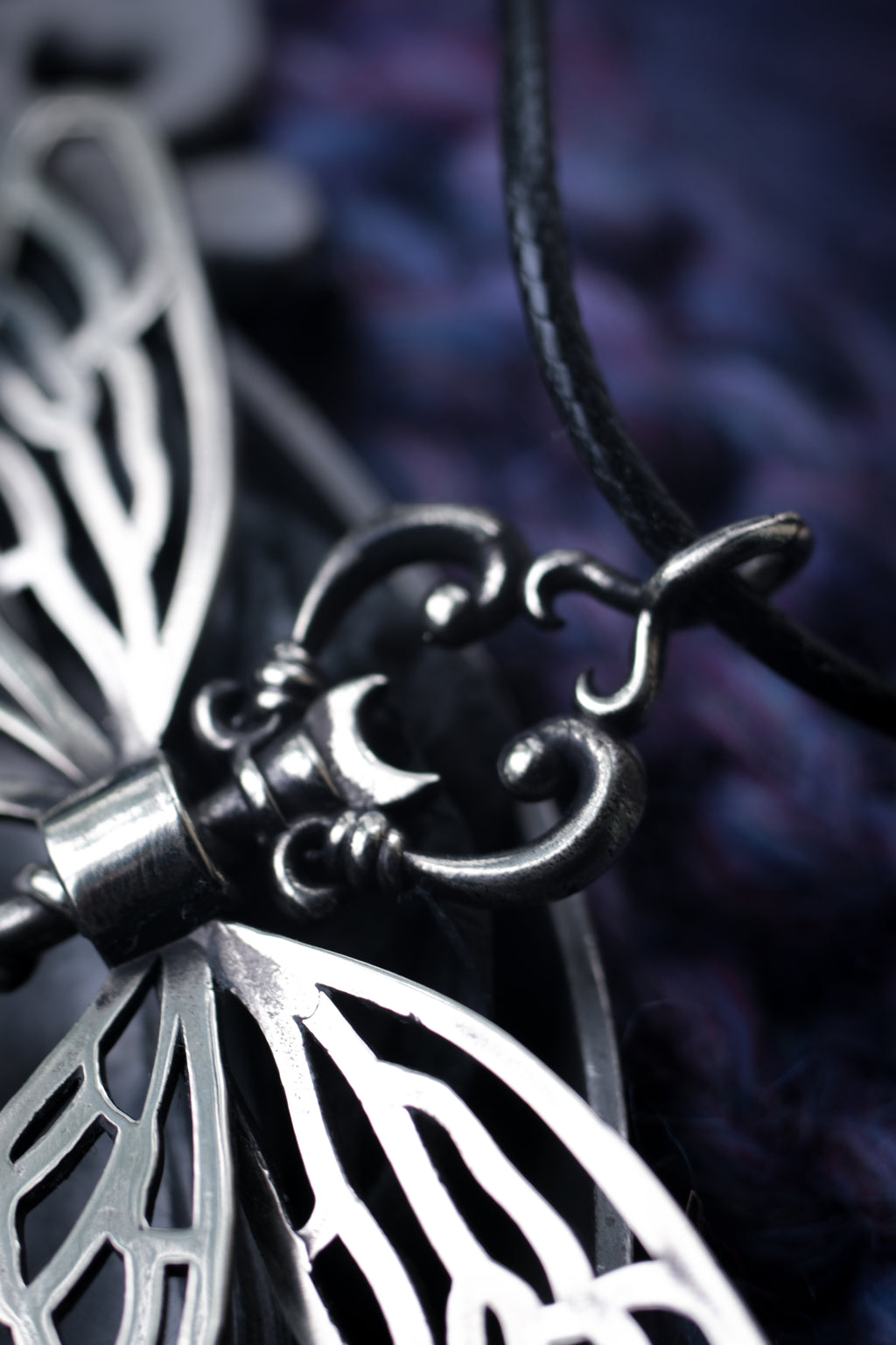 Winged key pendant