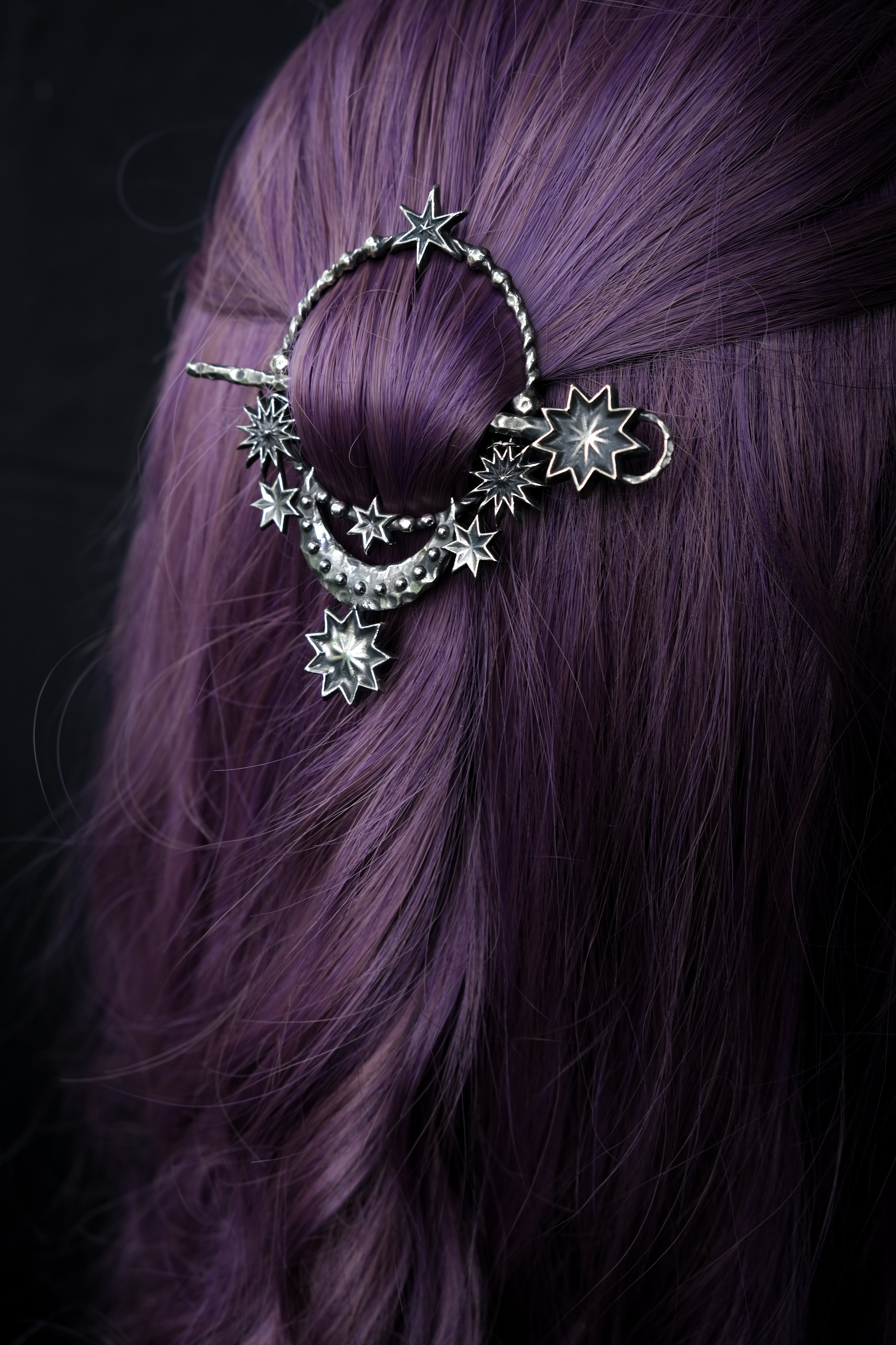 Stars and Moon hairpin