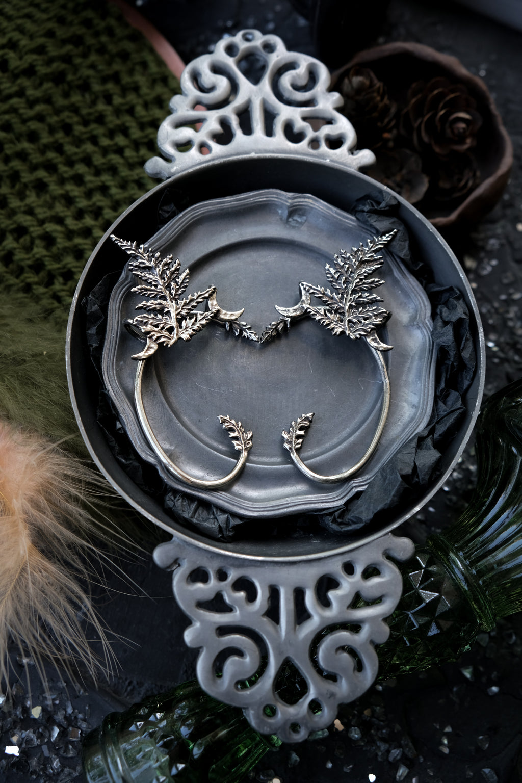 Fern cuff earring