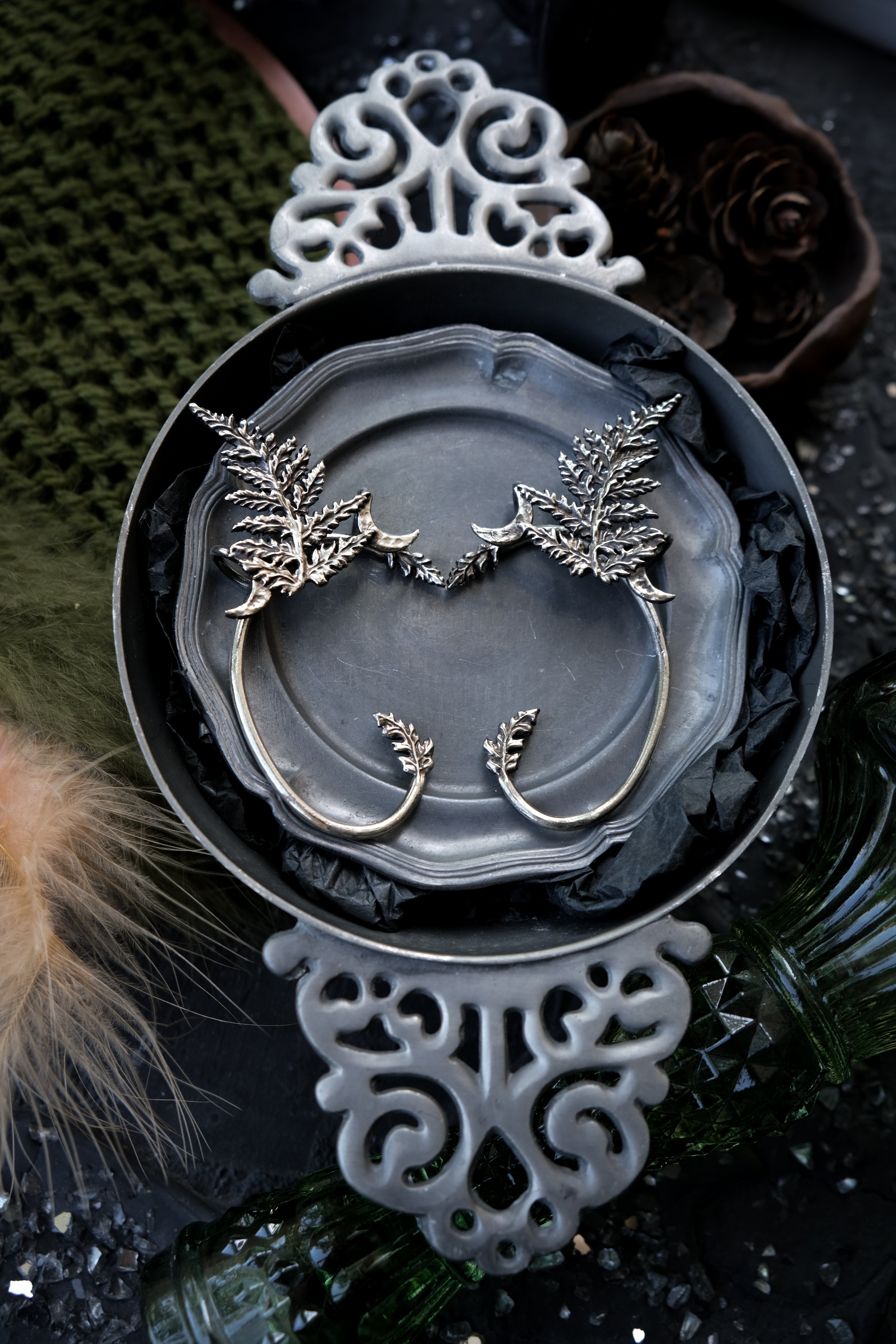 Fern cuff earring