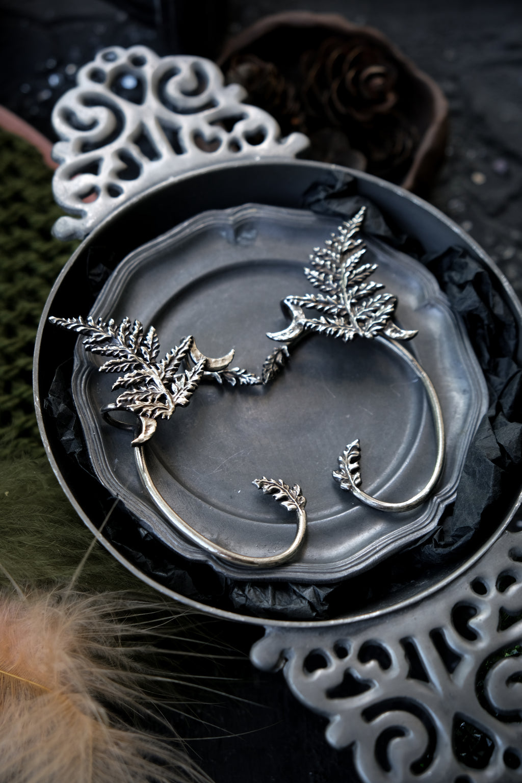 Fern cuff earring
