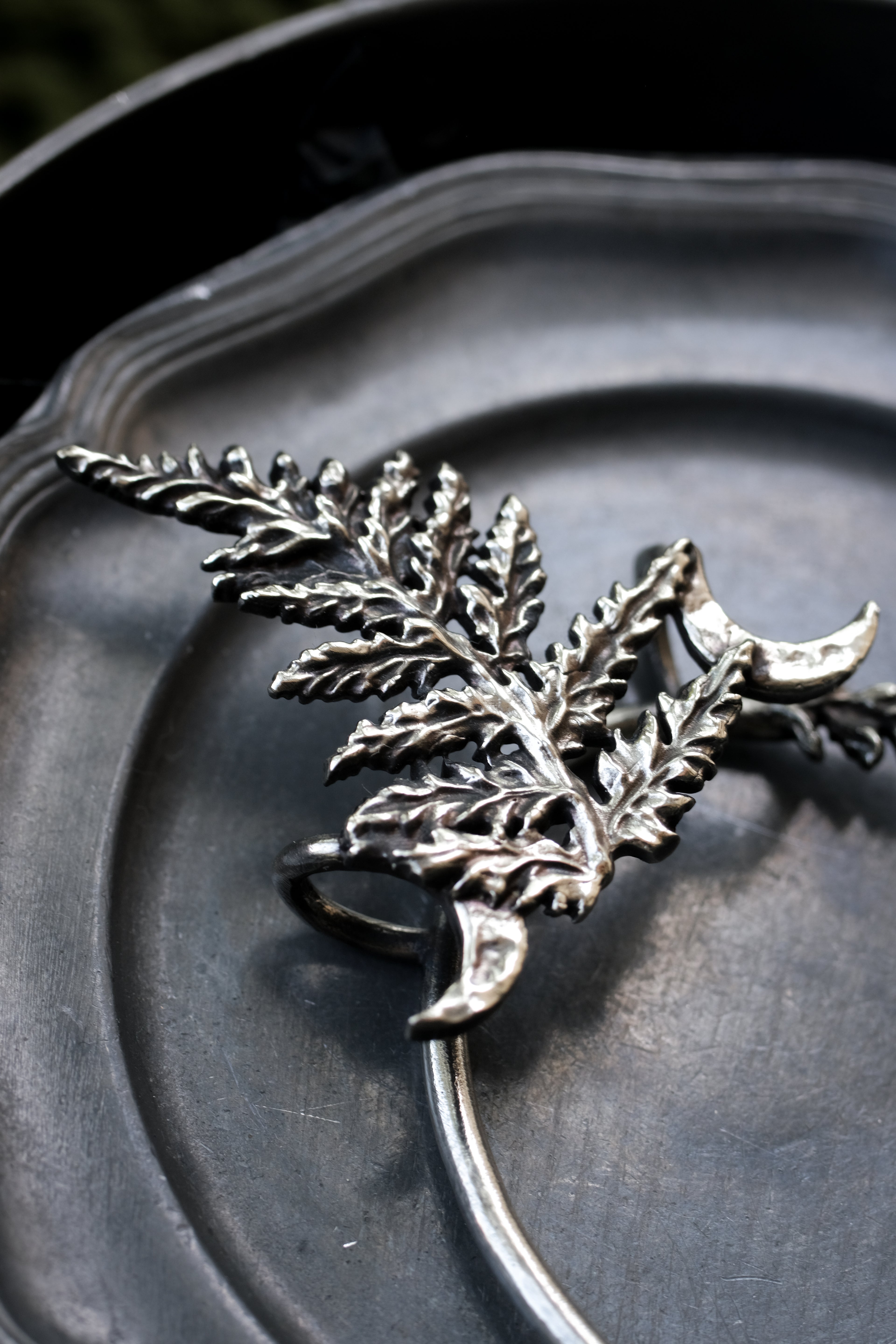 Fern cuff earring