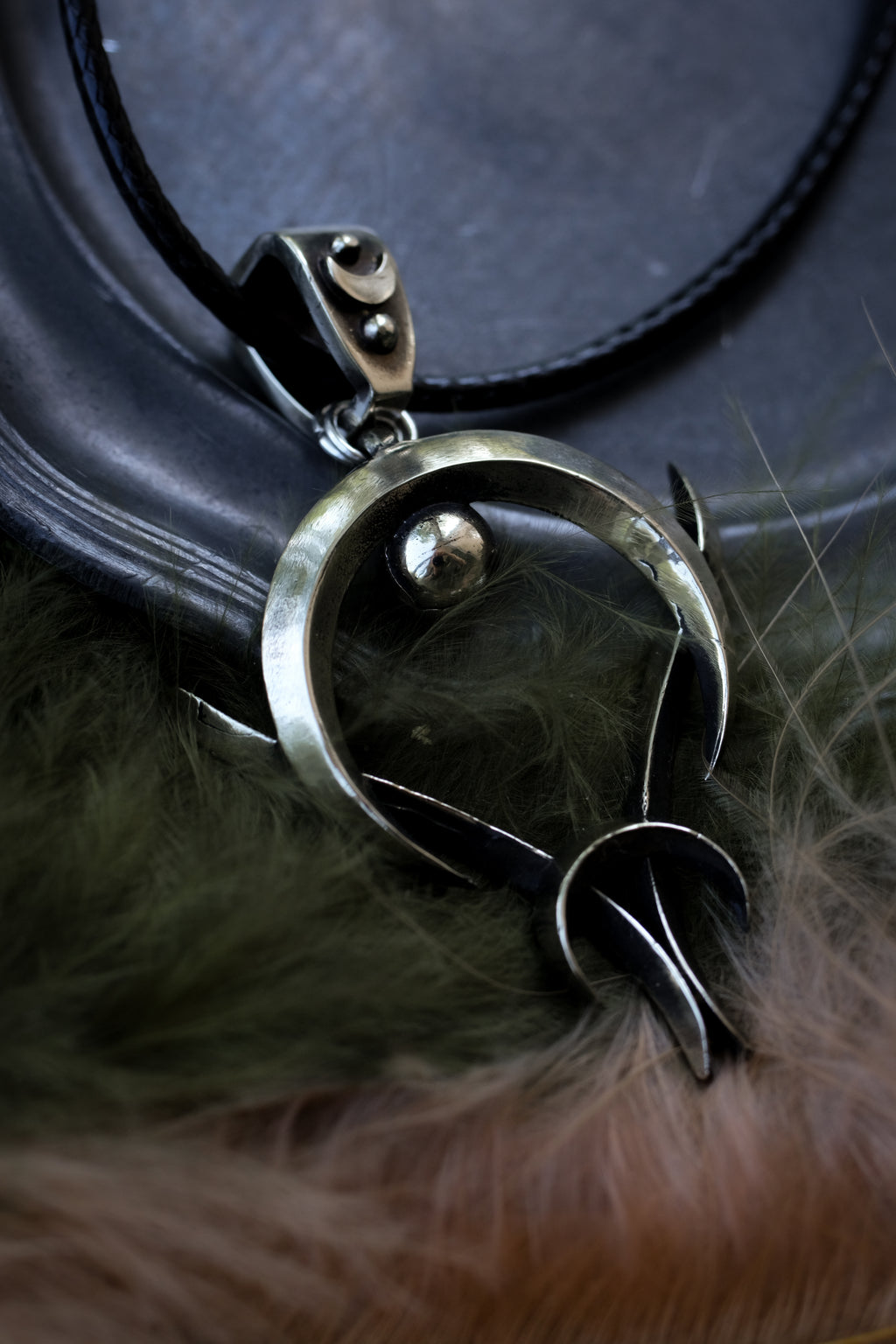 Elven moon pendant