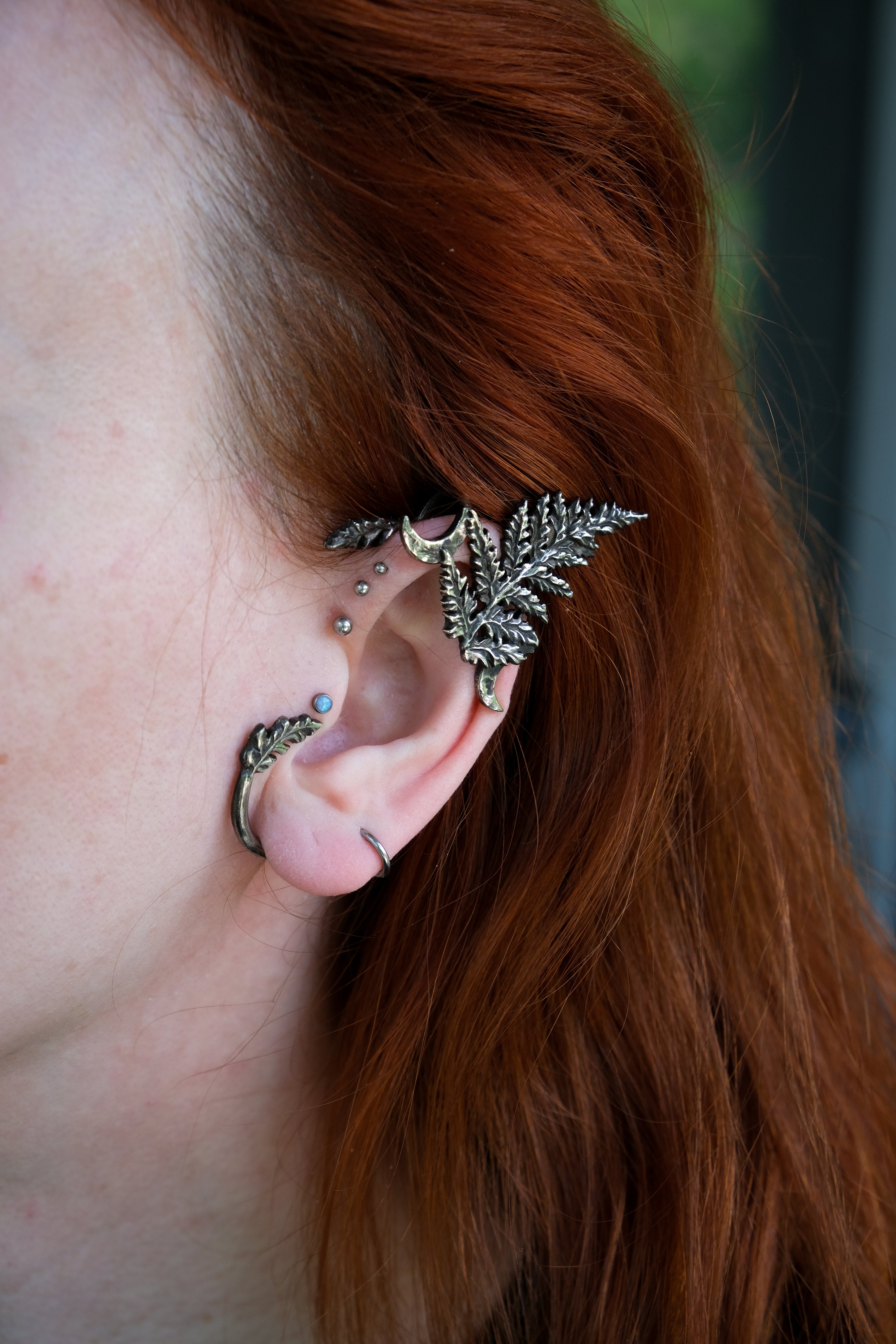 Fern cuff earring