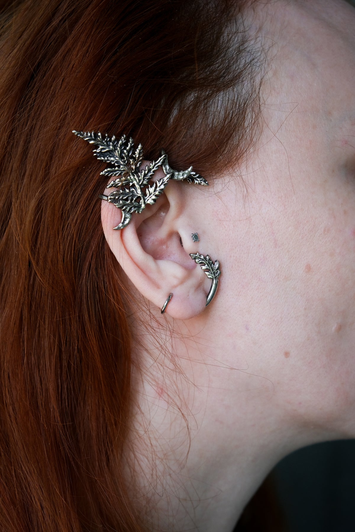 Fern cuff earring