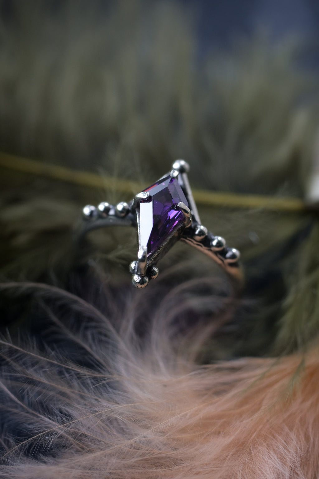Fairycore ring with fianite