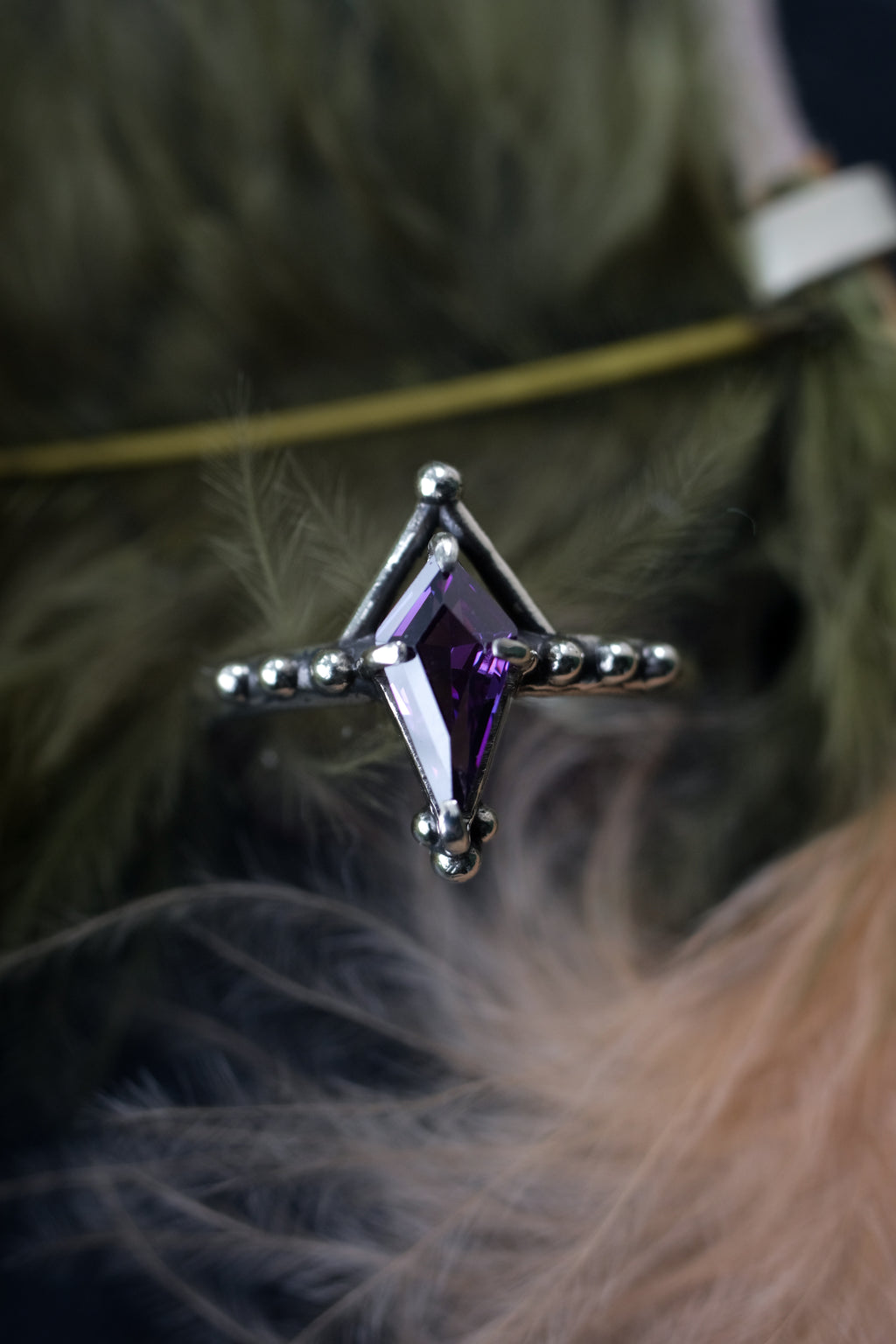 Fairycore ring with fianite