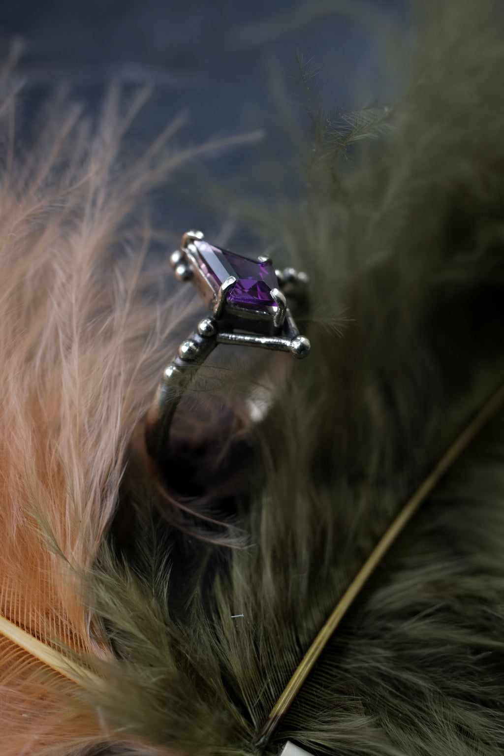 Fairycore ring with fianite