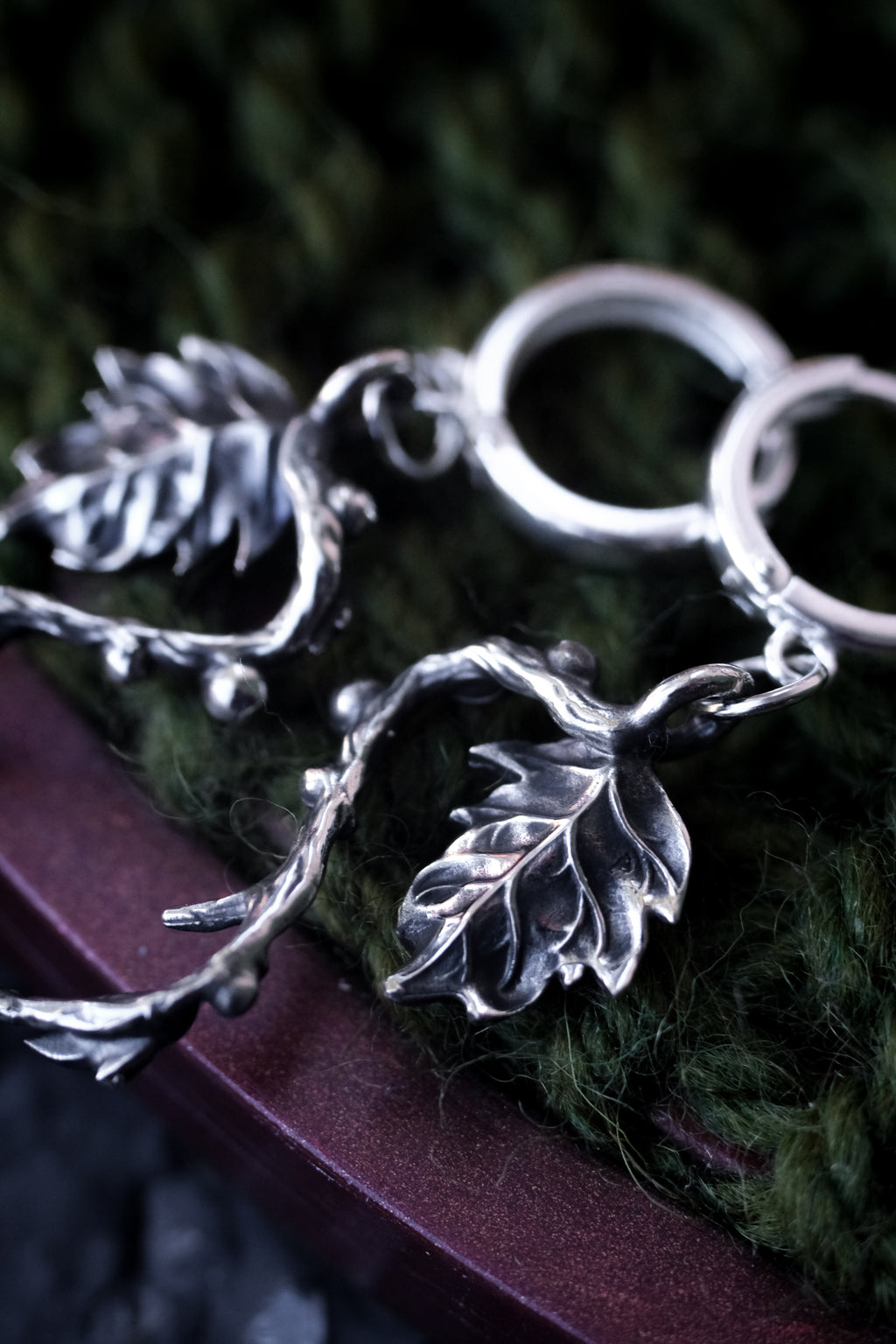 Fairy forest leaves earrings