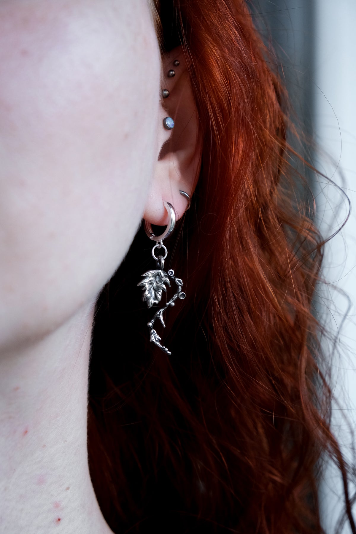 Fairy forest leaves earrings